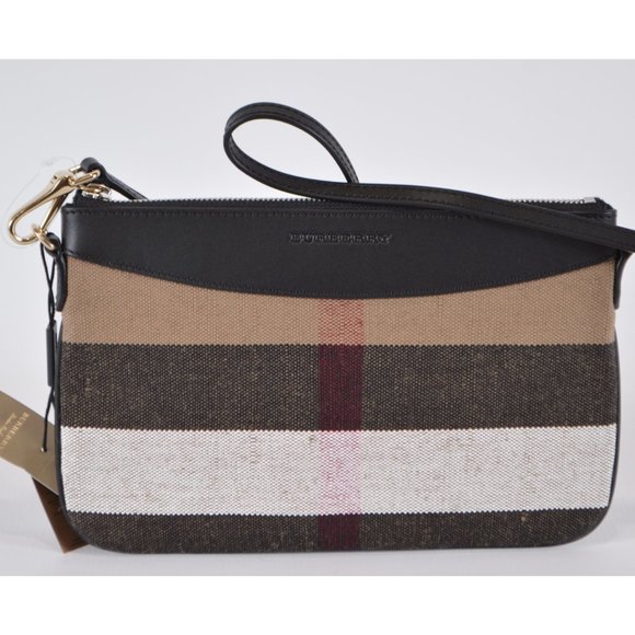 Burberry Handbags - Burberry Canvas Nova Check Crossbody PEYTON Purse